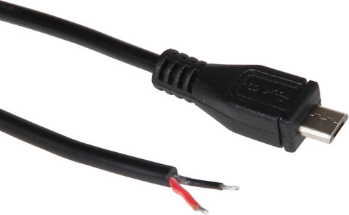 Cavo elettrico di alimentazione - K-1472 - Joy-It - micro USB / nero