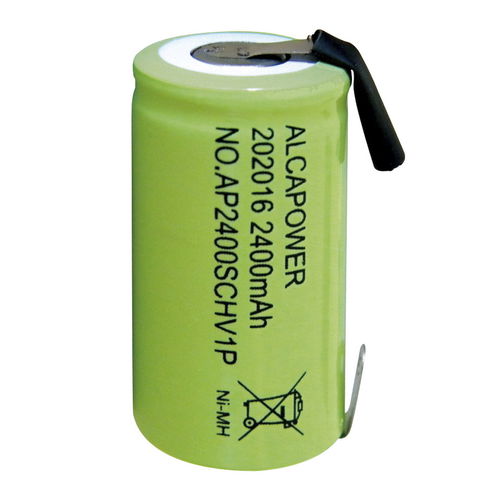Batteria Ni-MH - AP2400SCHV1P - Alcapower - cilindrica