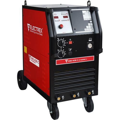 Saldatrice MIG-MAG - 406 C SYNERGIC II - electrex - trifase / per acciaio / per acciaio inossidabile