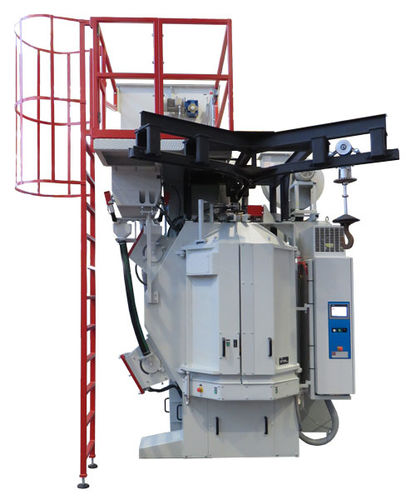 Granigliatrice a tavola girevole - MT series - C.M. SURFACE TREATMENT SpA - a uncino / per carico sospeso / a 4 turbine