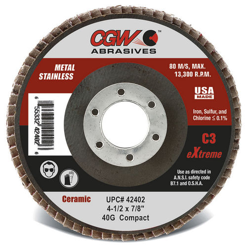 Disco a lamelle in ceramica - C3 - CGW Abrasives