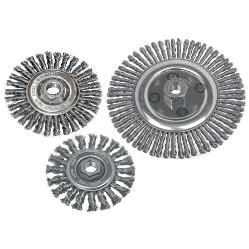 Spazzola circolare a mazzetti ritorti - 60001 - CGW Abrasives - di finitura / in acciaio inossidabile