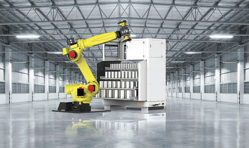 Sistema di carico con robot antropomorfi 6 assi - Agile robotic Systems
