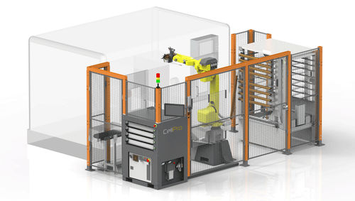 Sistema di carico per pezzi da lavorare - Agile robotic Systems - con robot antropomorfi 6 assi