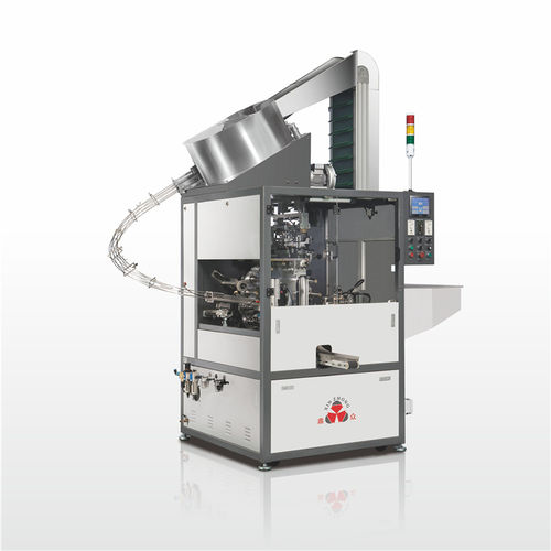 Macchina di stampa a caldo di lamine con alimentaziona automatica - TAR-103-LD - Shenzhen xinzhong plastic - meccanica / compatta / per tappi