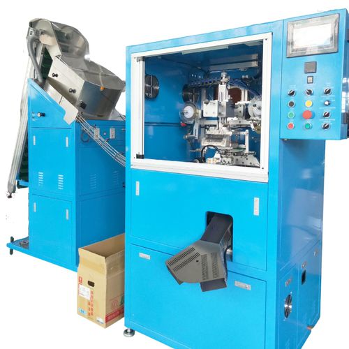Macchina di stampa a caldo di lamine con alimentaziona automatica - TAR-01-A - Shenzhen xinzhong plastic - meccanica / compatta / per tappi