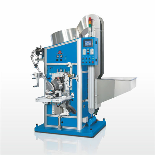 Macchina di stampa a caldo di lamine con alimentaziona automatica - TAR-01-G - Shenzhen xinzhong plastic - meccanica / compatta / per tappi