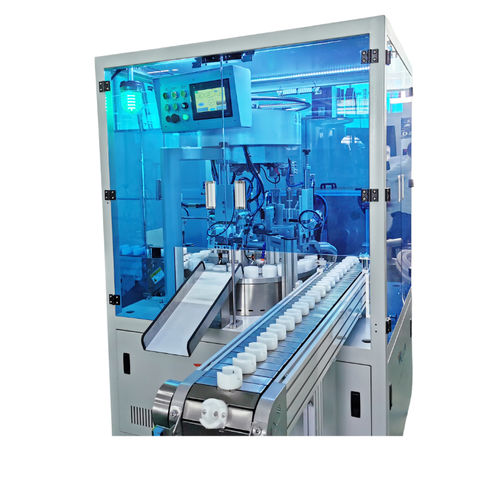 Tappatrice girevole - SZZ-108B - Shenzhen xinzhong plastic - pneumatica / a moto continuo / multilinea