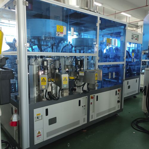 Incapsulatrice a doppia testa - SZZ-109SH - Shenzhen xinzhong plastic - a moto continuo / servocomandata / automatica