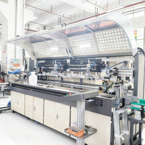 Macchina serigrafica multicolore - Shenzhen xinzhong plastic - automatica / per prodotto cilindrico