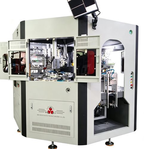 Macchina di stampa a caldo di lamine per bottiglie in vetro - RZ-106 - Shenzhen xinzhong plastic - con alimentaziona automatica