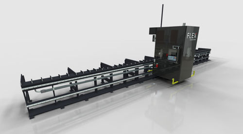 Foratrice-fresatrice CNC - FB-40-42 - Flex Machine Tools - 5 assi / per fori profondi / per profilati