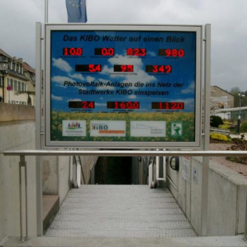 Display grafico - Brandmaier Informative Leuchtanzeigen Inhaber: Markus Brandmaier - di sicurezza / per impianti fotovoltaici / di potenza