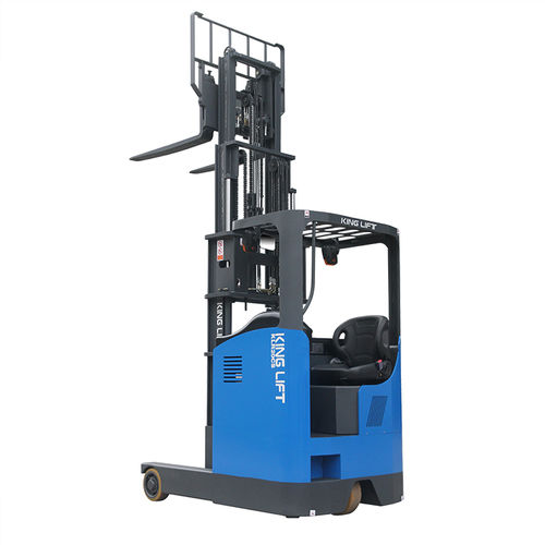 Carrello elevatore retrattile elettrico - FB15 - JIANGSU KING-LIFT EQUIPMENT.,LTD. - con seduta laterale / per magazzino / per pallet
