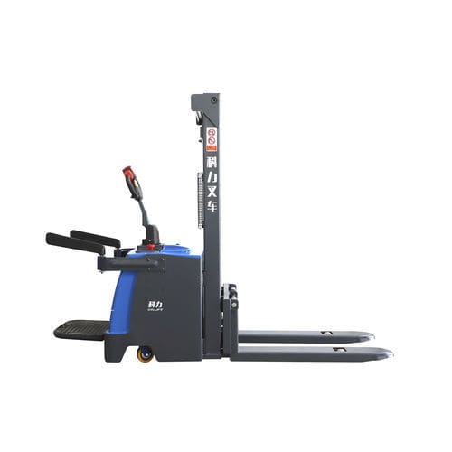 Accatastatore a batteria - KLD15EG - JIANGSU KING-LIFT EQUIPMENT.,LTD. - con piattaforma per conducente / da trasporto / per magazzino