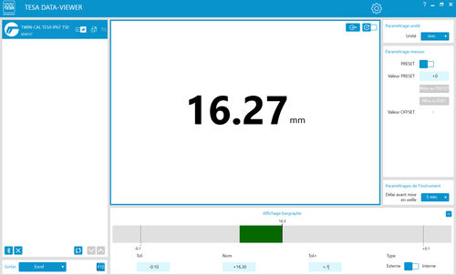 Software di interfaccia - DATA-VIEWER - TESA Technology - di misura / per reportistica / di creazione