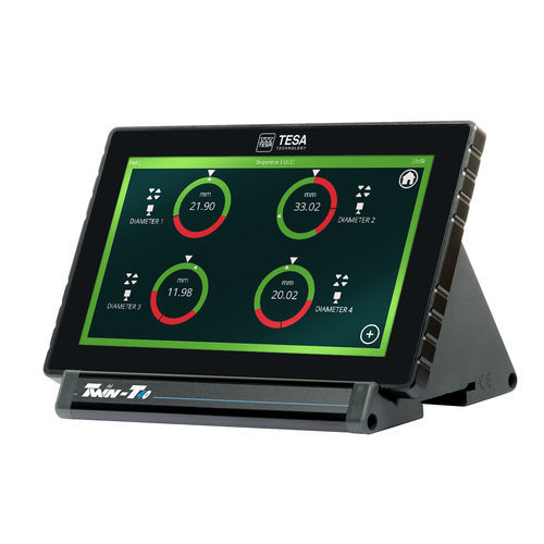 Display touch screen - TWIN-T40 - TESA Technology - a colori / grafico / per metrologia