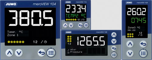 Indicatore di processo - meroVIEW - JUMO Process Control, Inc. - di temperatura / digitale / analogico