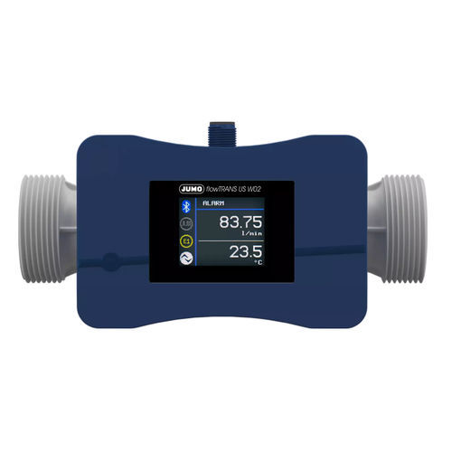 Misuratore di portata ad ultrasuoni - flowTRANS US W02 - JUMO Process Control, Inc. - volumetrico / in plastica / RS485