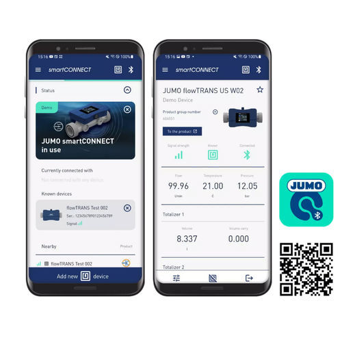 Applicazione mobile configurazione - smartCONNECT - JUMO Process Control, Inc. - di controllo accessi / di processo / Androïd