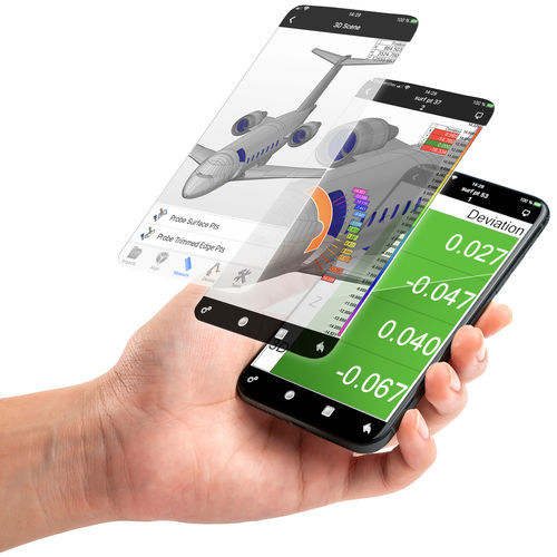 Applicazione mobile di misura - PolyWorks|Talisman™ - InnovMetric Software Inc. - di regolazione / di comunicazione / 3D