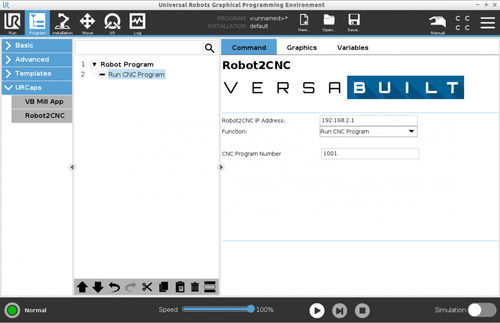 Interfaccia Ethernet - Robot2CNC Basic Edition - VersaBuilt Robotics - industriale