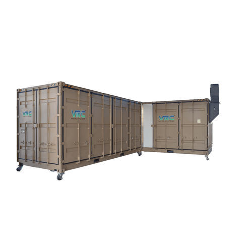 Cabina di verniciatura chiusa - VRC Metal Systems LLC - a velo d'acqua / mobile