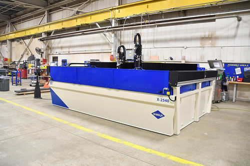 Sistema di taglio a getto d'acqua abrasivo - X-2540 - WARDJet Waterjets - per compositi / per metallo / per materie plastiche