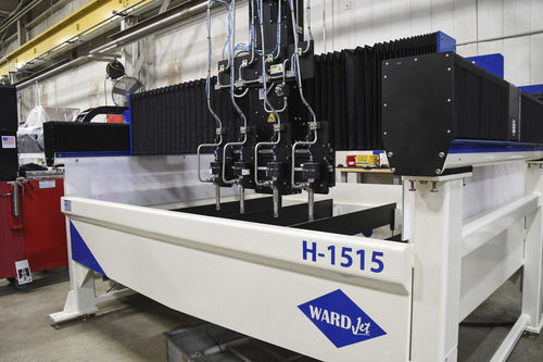 Sistema di taglio a getto d'acqua - H-1515 - WARDJet Waterjets - per applicazioni industriali / trifase / manuale