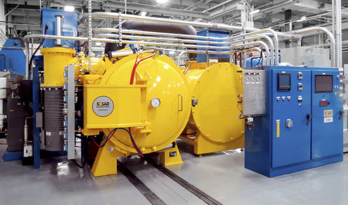 Forno a camera - Solar Manufacturing - di tempra con gas / programmabile / in acciaio inossidabile