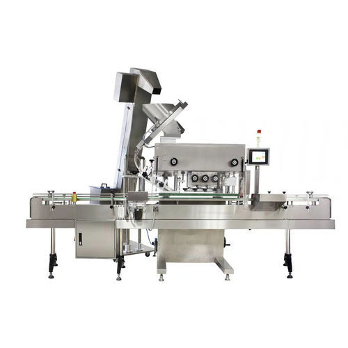 Tappatrice avvitatrice lineare - Js-gx200 - shanghai only packaging - interamente automatica / per bottiglie / per polveri