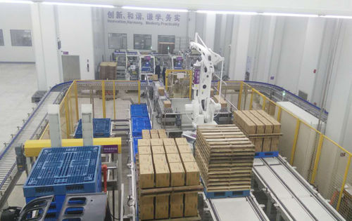 Pallettizzatore robotizzato - JS-A-2 - shanghai only packaging - di casse / per cartoni / di pallets