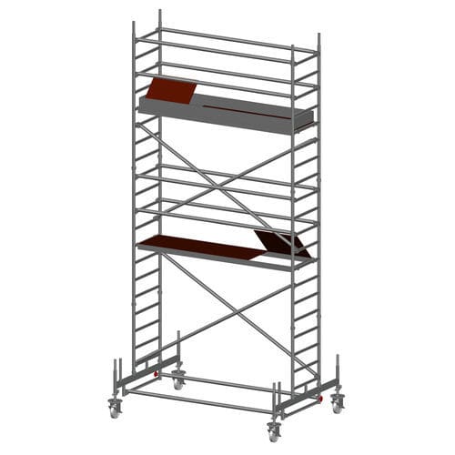 Ponteggio amovibile - alu quick 80 - ALTRAD plettac assco GmbH - per facciata