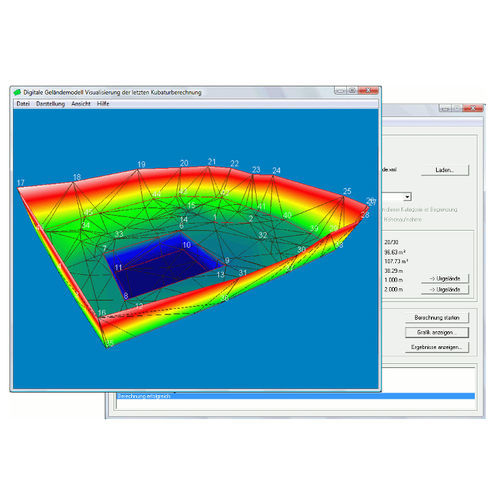 Software di misura - Kubatura  - AndroTec GmbH - di visualizzazione / CAD / di calcolo