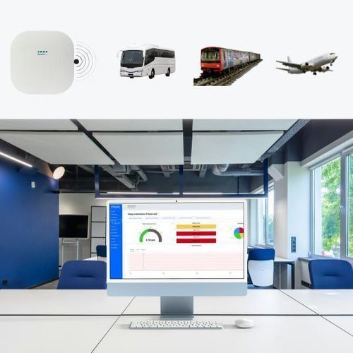 Sensore della qualità dell'aria da interno - Nanoenvi IAQ - Envira - CO2 / VOC / umidità relativa