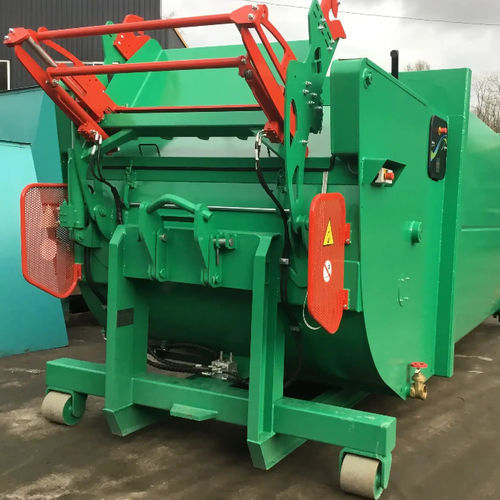 Compattatore per rifiuti monoblocco - IKA - I-COMPACT - misto / mobile