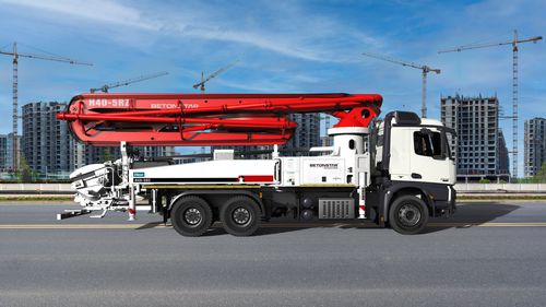 Pompa autocarrata per calcestruzzo per cantiere - H40-5RZ - BETONSTAR MAKINA SANAYI VE TICARET A.S.