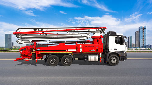 Pompa autocarrata per calcestruzzo per cantiere - H37-4Z - BETONSTAR MAKINA SANAYI VE TICARET A.S.