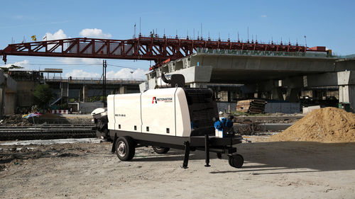 Pompa per calcestruzzo mobile - BSS 21-90-E - BETONSTAR MAKINA SANAYI VE TICARET A.S. - per cantiere
