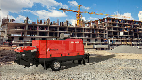 Pompa per calcestruzzo mobile - BSS 14-90 D - BETONSTAR MAKINA SANAYI VE TICARET A.S. - per cantiere