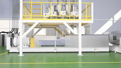 Linea di estrusione multistrato - FS series - Feininger (Nanjing) Energy Saving Technology Co., Ltd. - doppia vite / con touch screen / controllata da PLC