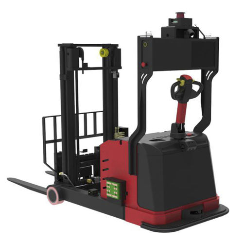 Carrello elevatore retrattile elettrico - Ttma Guangzhou Co., Ltd. - a guida a bordo