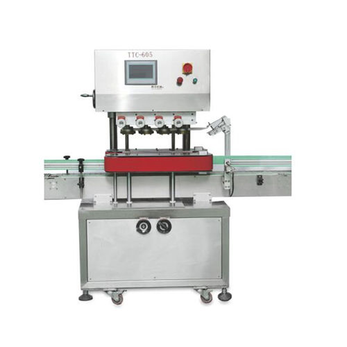 Incapsulatrice lineare - TTC-605 - Ttma Guangzhou Co., Ltd. - interamente automatica / controllata da PLC / per bottiglie