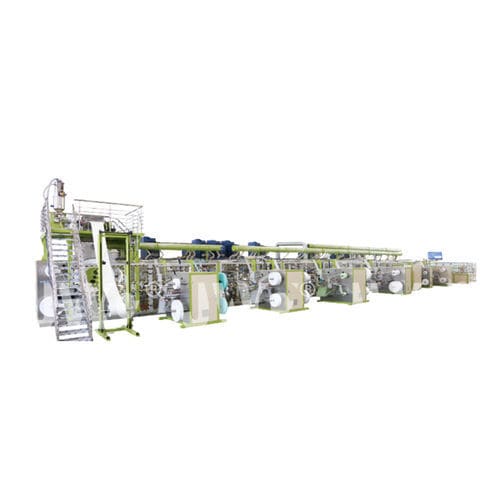 Linea di produzione di pannolino - JWC-LLK700-SV-H - Jiangsu Jwc Machinery Co., Ltd. - automatica / ad alta velocità / per l'industria automobilistica