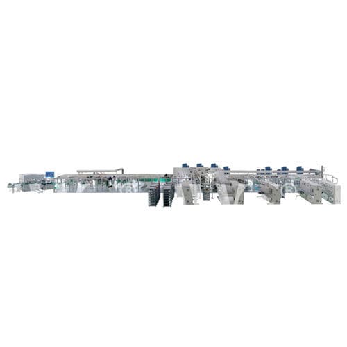 Linea di produzione di pannolino - JWC-LKC-KHJQK-SV400 - Jiangsu Jwc Machinery Co., Ltd. - automatica / in continuo / per l'industria automobilistica