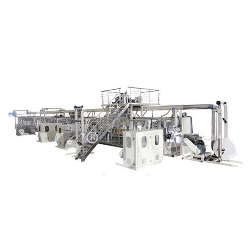 Linea di produzione di pannolino - JWC-KBD-CF-SV - Jiangsu Jwc Machinery Co., Ltd. - automatica / per l'industria automobilistica