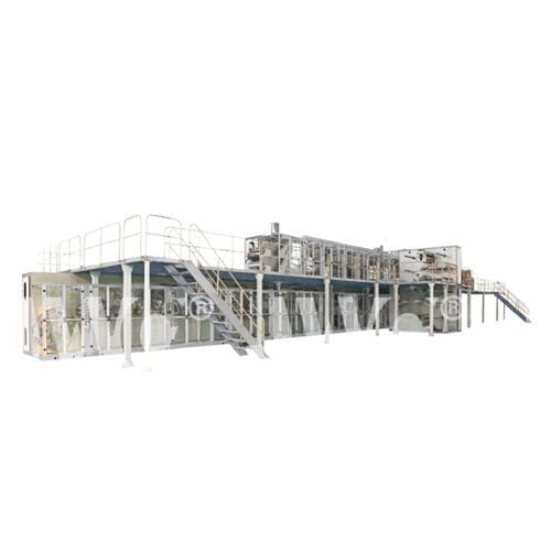 Linea di produzione di pannolino - JWC-LKC-JQK-SV400 - Jiangsu Jwc Machinery Co., Ltd. - automatica / in continuo / per l'industria automobilistica
