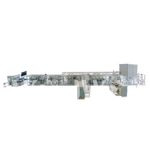 Linea di produzione di pannolino - JWC-CFD350-SV - Jiangsu Jwc Machinery Co., Ltd. - automatica / piegatura / per l'industria automobilistica