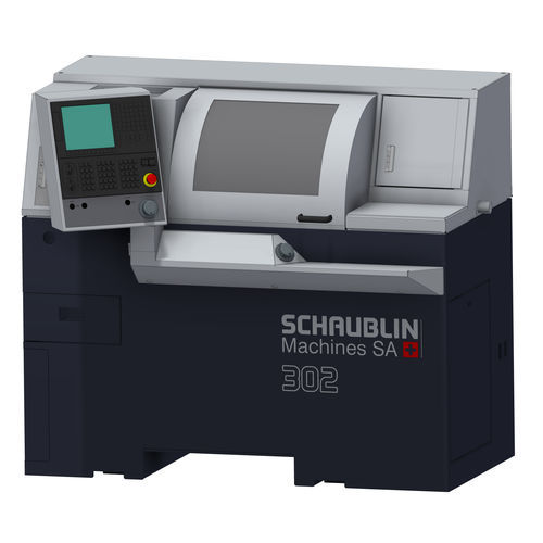 Centro di tornitura CNC - 302 - SCHAUBLIN MACHINES - 3 assi / a due mandrini / 12 utensili