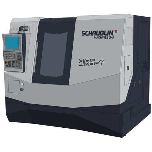 Centro di tornitura CNC - 965-Y - SCHAUBLIN MACHINES - 3 assi / rigido / A2-6